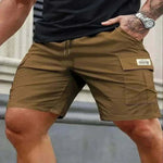 Man Cargo Shorts for Outdoor Work Hiking.