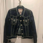 Streetwear Vintage Buddha Head Denim Jacket.