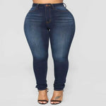 Women Denim Pencil Pants