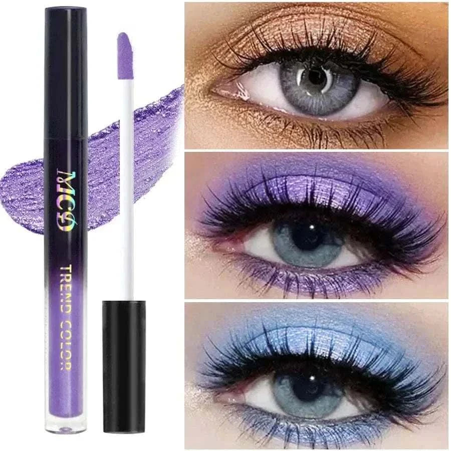  Men's Fashion Style Store 13-Shade Waterproof Liquid Eyeshadow Palette - High Shine  Long-Lasting & Smudge-Proof Makeup Set for Glamourous Looks glitter