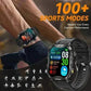 New For Xiaomi Military Smart Watch Men Outdoor Sports Flashlight Fitness Watches Health Monitor 1.96" BT Call Smartwatch.
