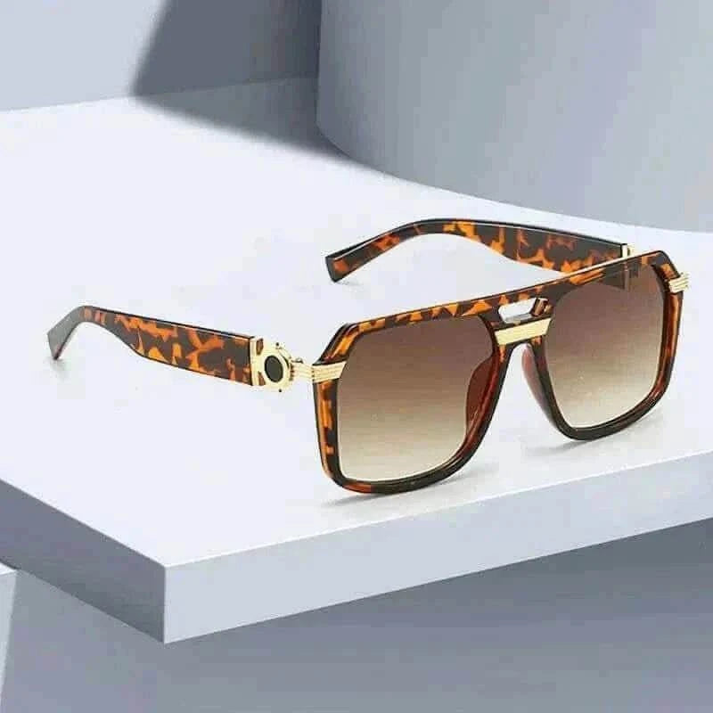 2025 Sunglasses for Women Fashionable Square Frame Glasses with Golden Decorative Legs and Exquisite Design for Women sunglasses