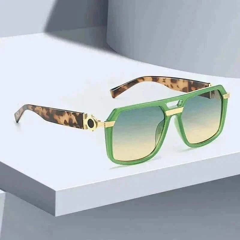 2025 Sunglasses for Women Fashionable Square Frame Glasses with Golden Decorative Legs and Exquisite Design for Women sunglasses