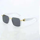 2025 Sunglasses for Women Fashionable Square Frame Glasses with Golden Decorative Legs and Exquisite Design for women sunglasses