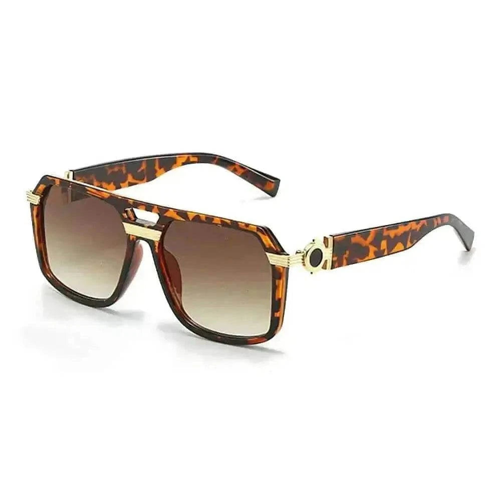 2025 Sunglasses for Women Fashionable Square Frame Glasses with Golden Decorative Legs and Exquisite Design for women sunglasses