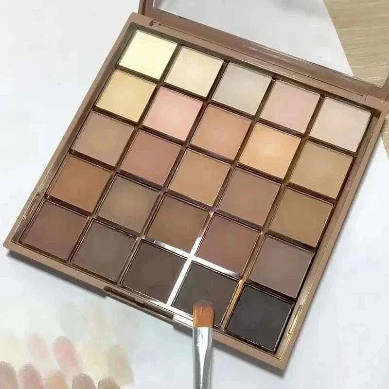  Men's Fashion Style Store 1pc 25 Shades Matte Finish Eyeshadow Palette
