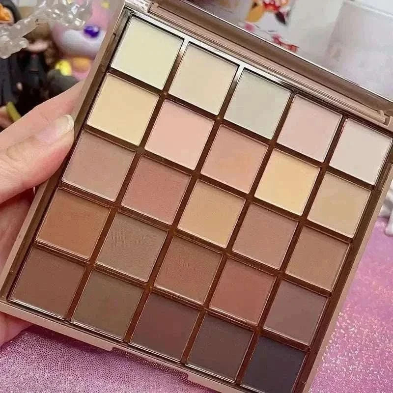  Men's Fashion Style Store 1pc 25 Shades Matte Finish Eyeshadow Palette