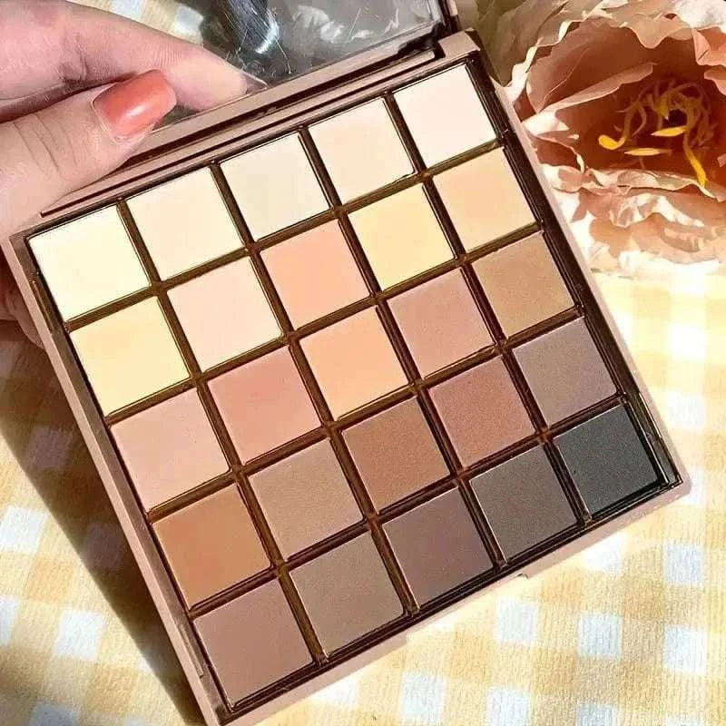  Men's Fashion Style Store 1pc 25 Shades Matte Finish Eyeshadow Palette