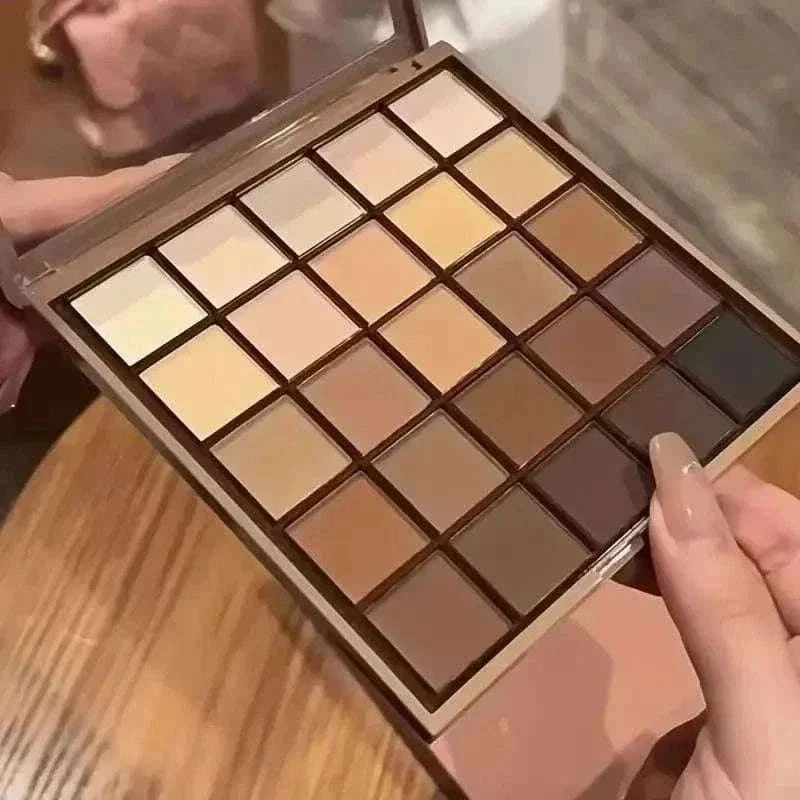  Men's Fashion Style Store 1pc 25 Shades Matte Finish Eyeshadow Palette