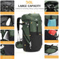 50L Waterproof Mountain Backpack.