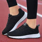 Women in Black Red Sneakers , Women Casual Shoes 