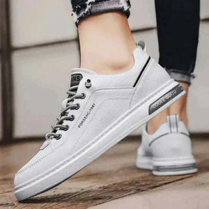  Outdoor Wild Men's White Sneakers High End Fashion , Casual Sneakers Men 