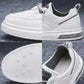  Outdoor Wild Men's White Sneakers High End Fashion front & back view