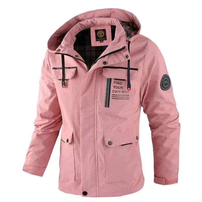  New Winter Men Outwear Warm Pink Removable Jacket ,Buy Winter Jackets