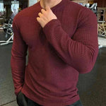 2025 Red Black European and American Sweaters for Men