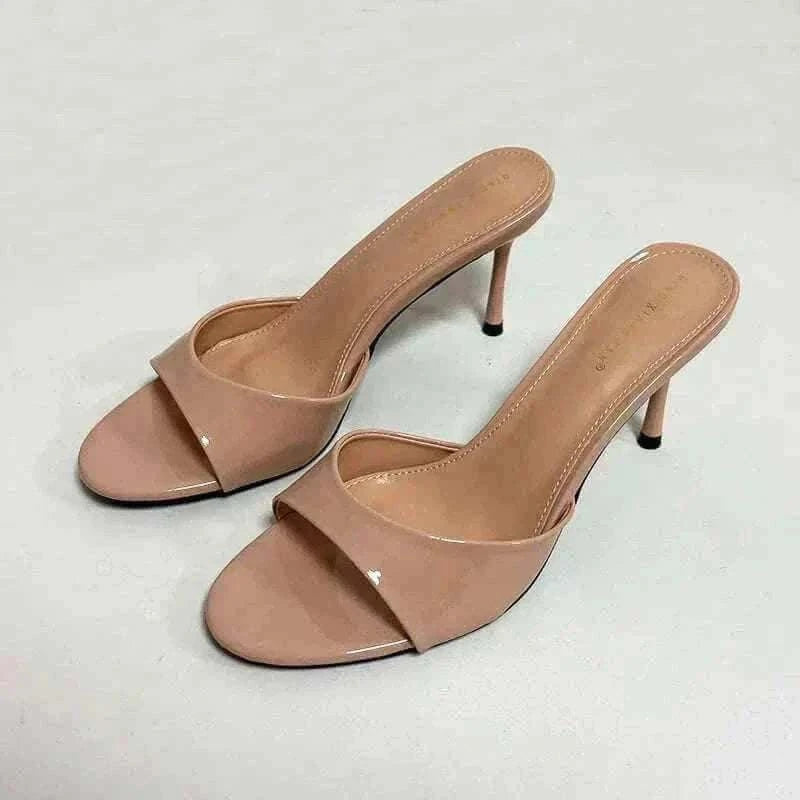 heels - Heeled Footwear Female Slides Women.