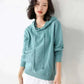 Ladies Hoodies-Women Hoodies 100% Cotton Spring Autumn Loose Long Sleeve.