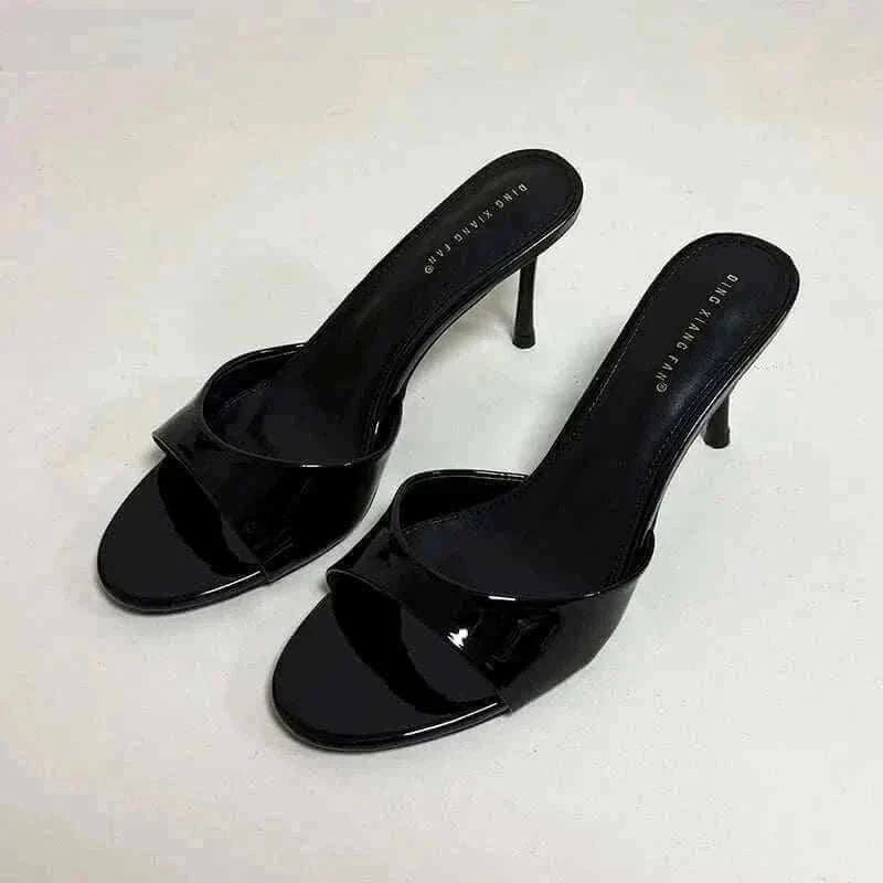 heels - Heeled Footwear Female Slides Women.