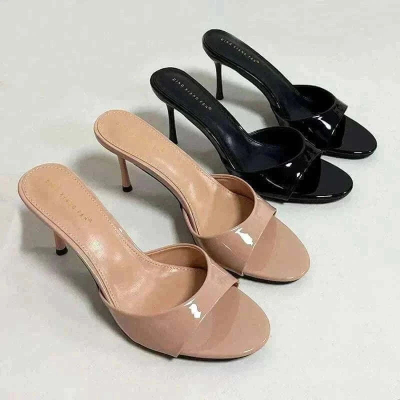 heels - Heeled Footwear Female Slides Women.