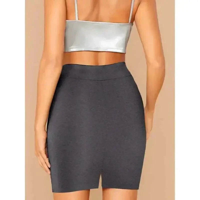 ladies mini skirts- Summer Women's Skirts Crisp And Simple Women's Knee-Length Skirts For Commuting And Party Wear.