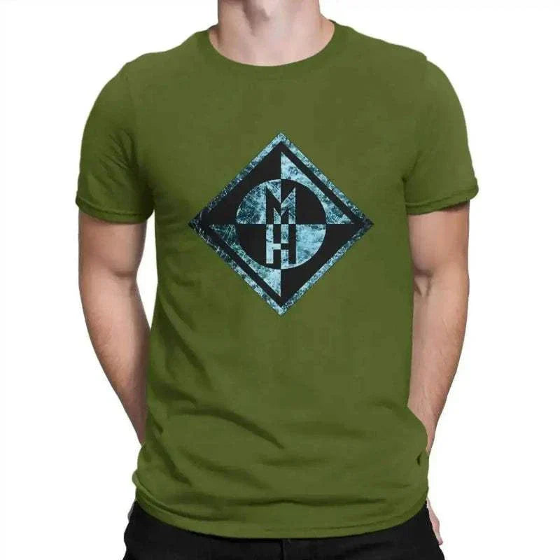 summer t-shirt for men-Machine Head T Shirts for Men Cotton Funny T-Shirts Crewneck Machine.