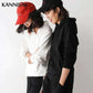 Ladies Hoodies-Women Hoodies 100% Cotton Spring Autumn Loose Long Sleeve.