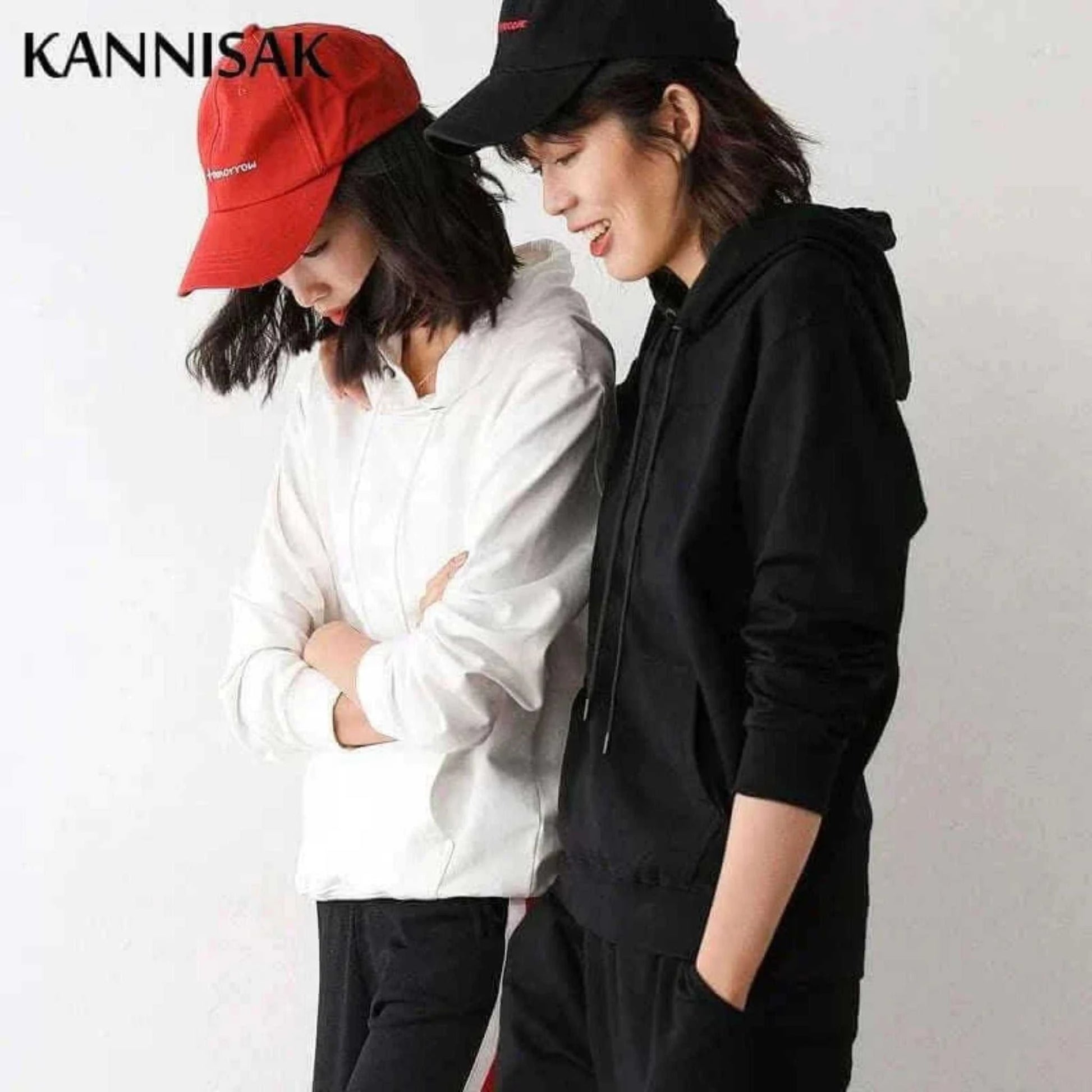 Ladies Hoodies-Women Hoodies 100% Cotton Spring Autumn Loose Long Sleeve.