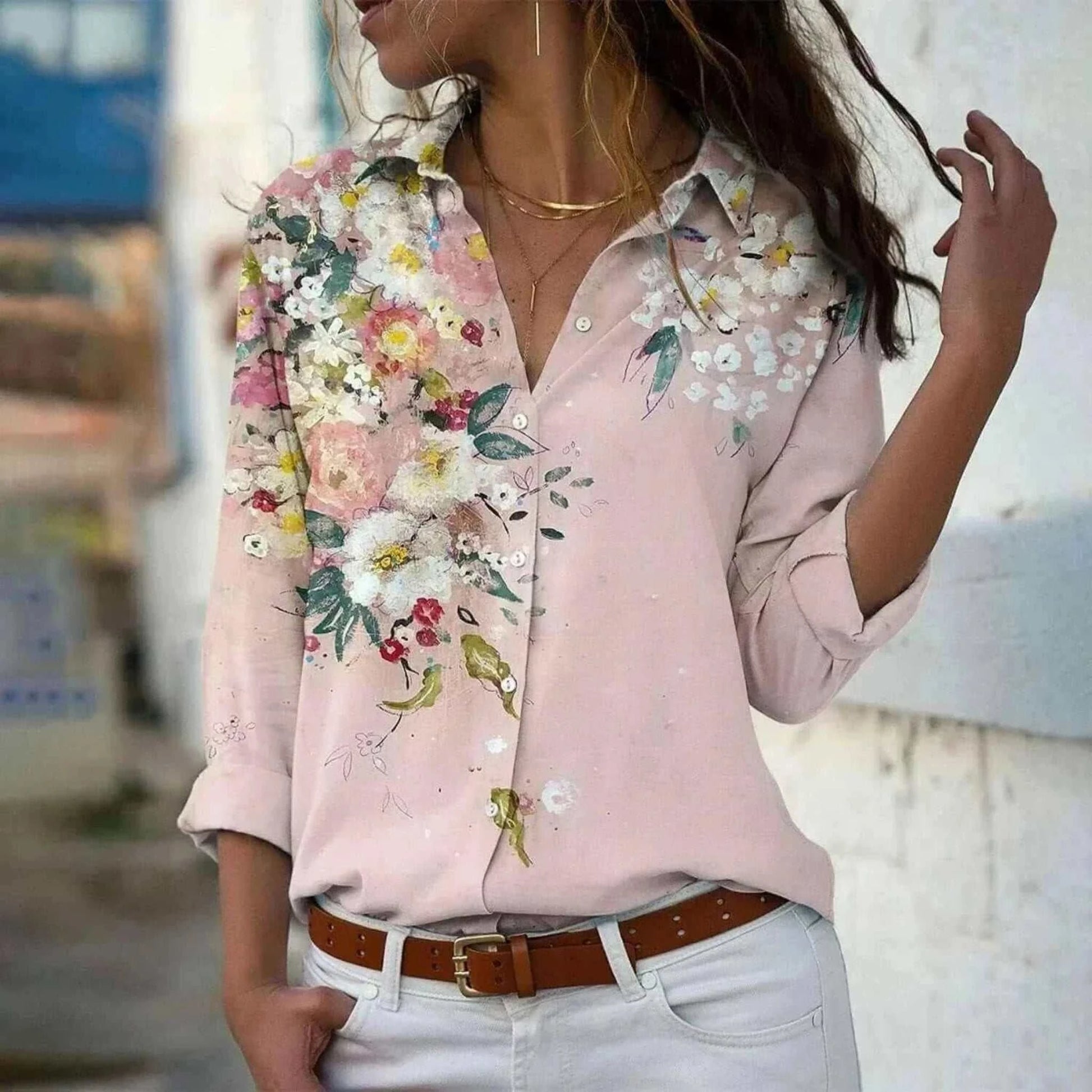 Women Tops - Elegant Loose Shirt Women Casual Women Shirts.