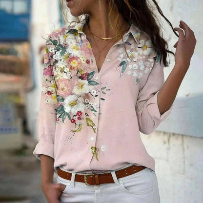 Women Tops - Elegant Loose Shirt Women Casual Women Shirts.