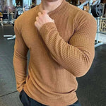 2025 Khaki European and American Sweaters for Men