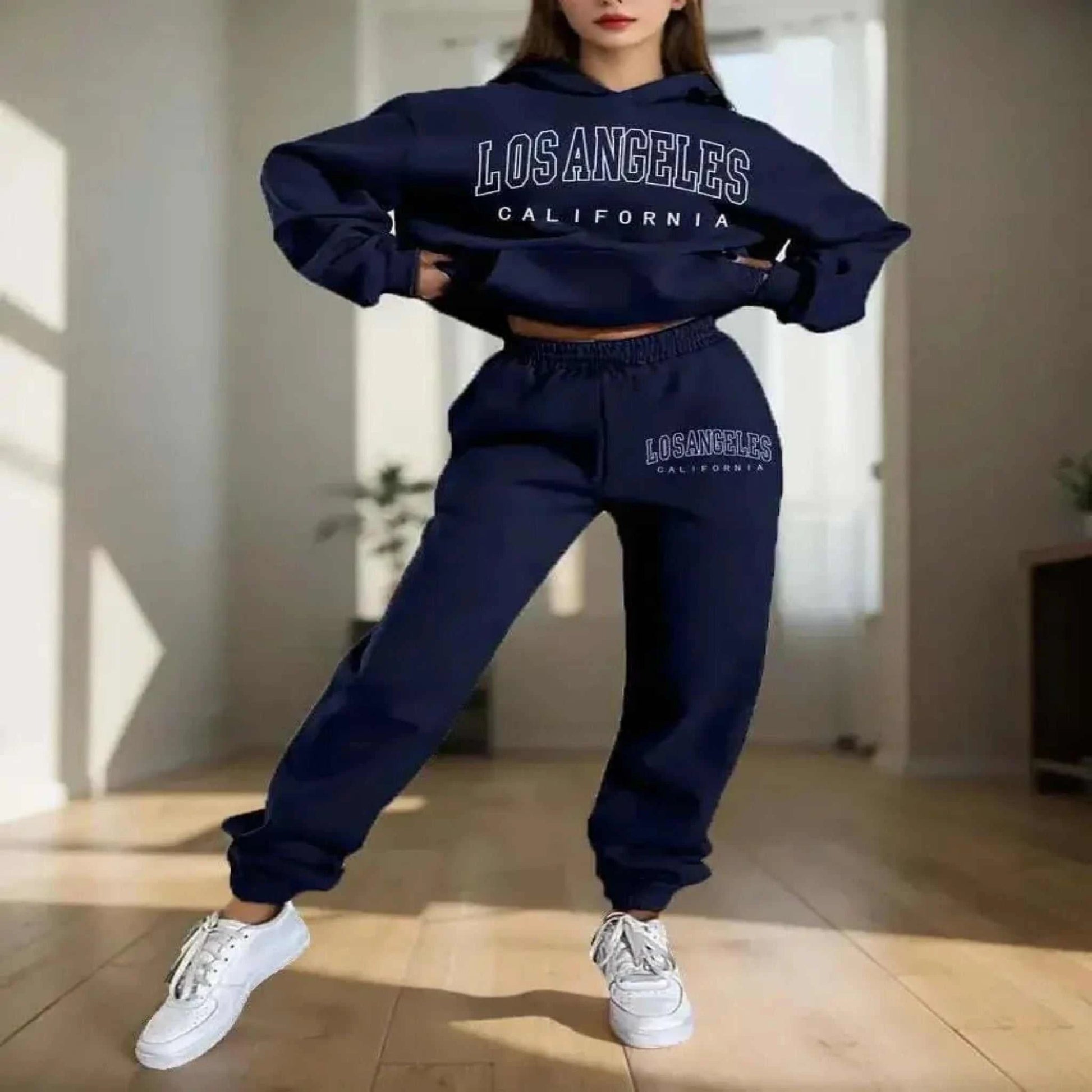 Ladies Hoodies - Women's Hoodies Two Pieces Sets.