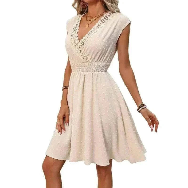 Informal Dresses-French Vacation Style Women's Dress 2025 Spring Summer.