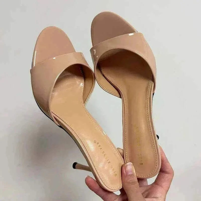 heels - Heeled Footwear Female Slides Women.