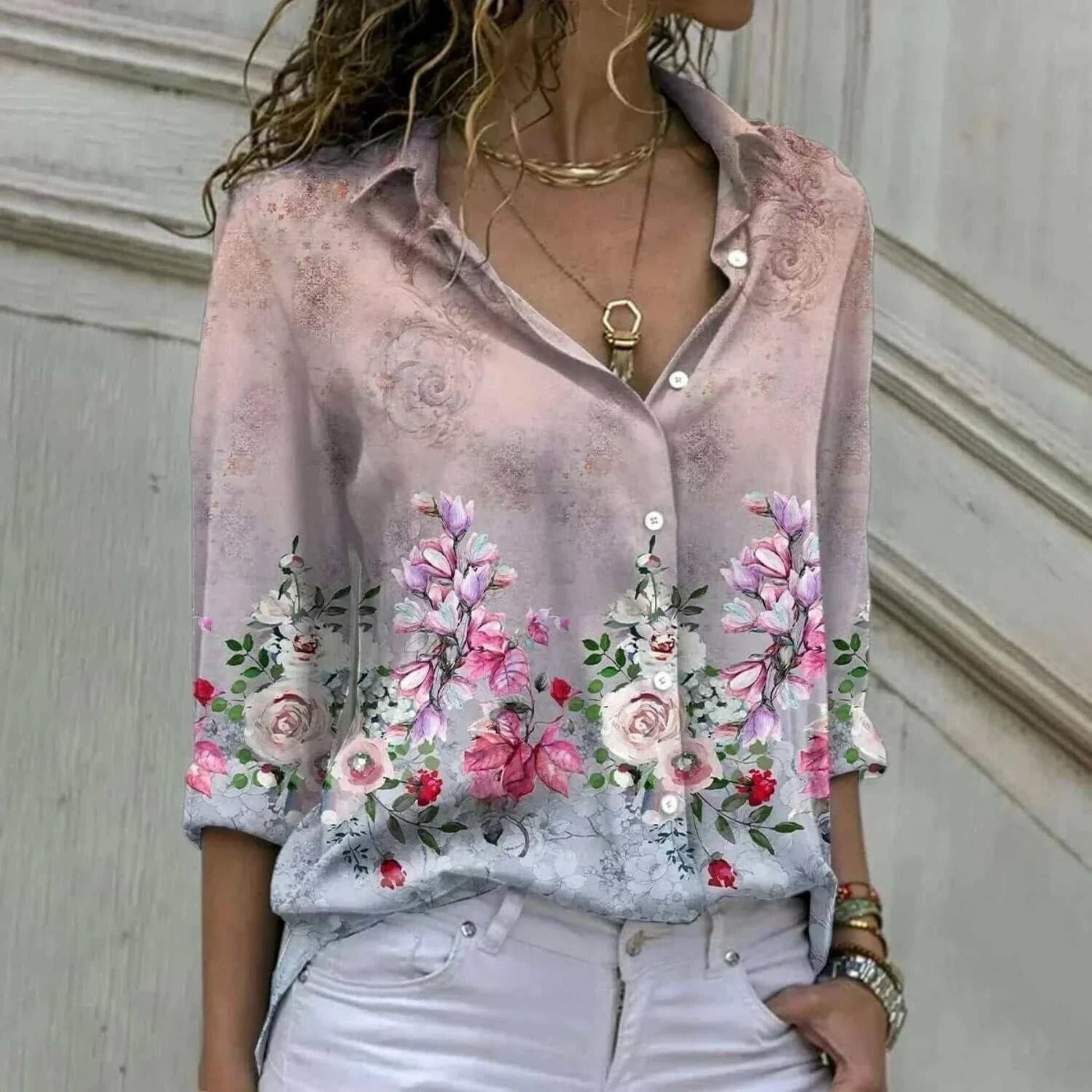 Women Tops - Elegant Loose Shirt Women Casual Women Shirts.