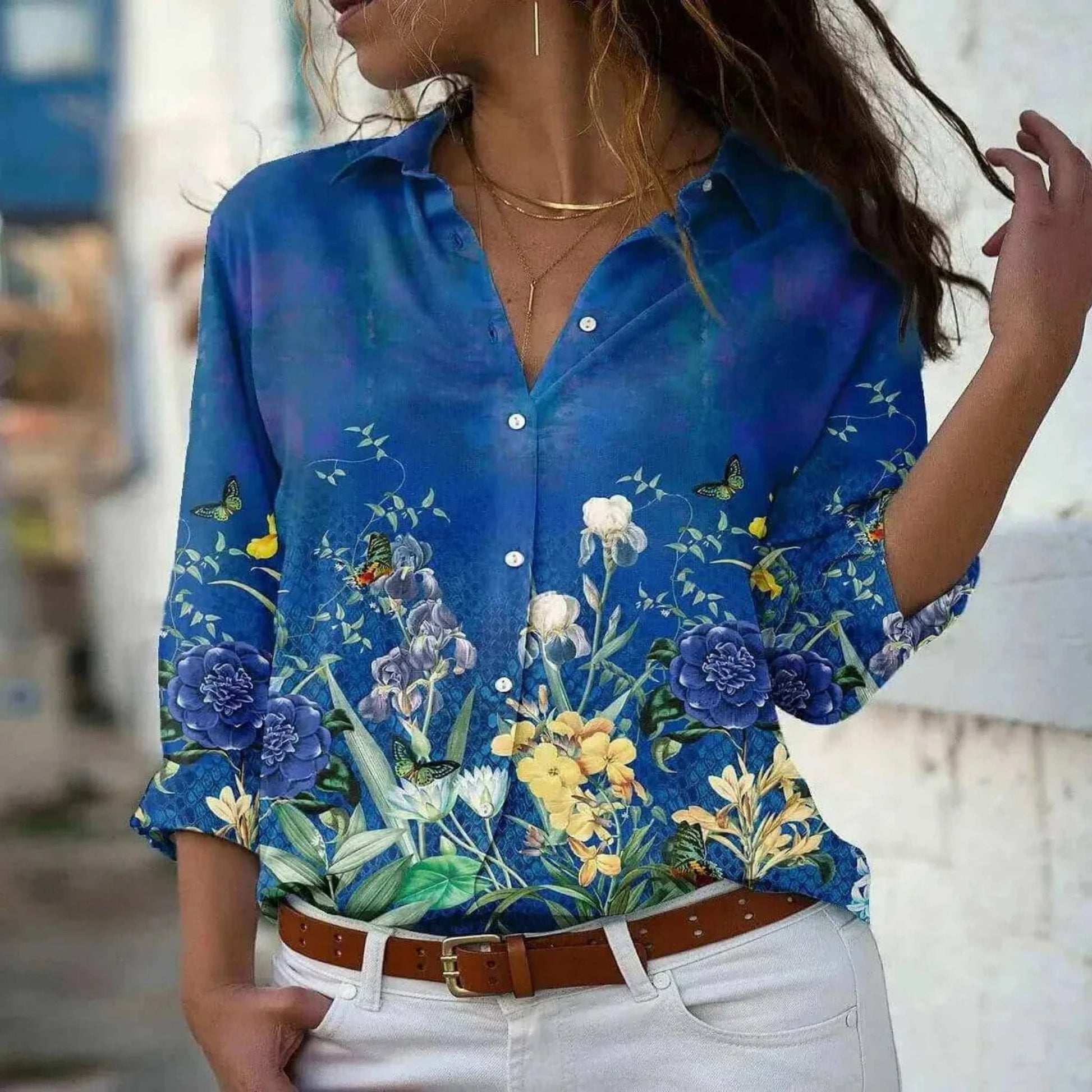Women Tops - Elegant Loose Shirt Women Casual Women Shirts.