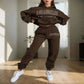 Ladies Hoodies - Women's Hoodies Two Pieces Sets.