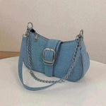 Small Denim Crossbody Bag