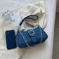 Small Denim Crossbody Bag