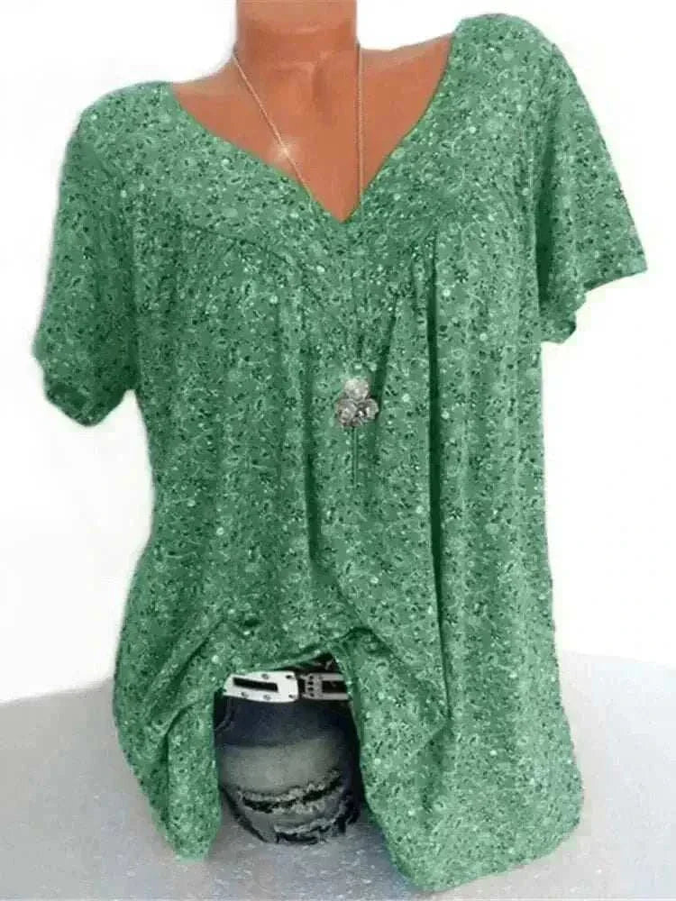Summer Loose Green Sleeveless Long Tank T-Shirt, ladies summer tops uk