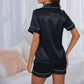 Women Wearing Black Wearing pyjama sets back View , pajamas for women uk