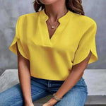 Women Wearing Yellow Summer Tops