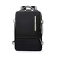 Travel Backpack Women Black Large Capacity Waterproof Anti-Theft Casual Front View