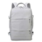 Travel Backpack Women Grey Large Capacity Waterproof Anti-Theft Casual, travel bags for women