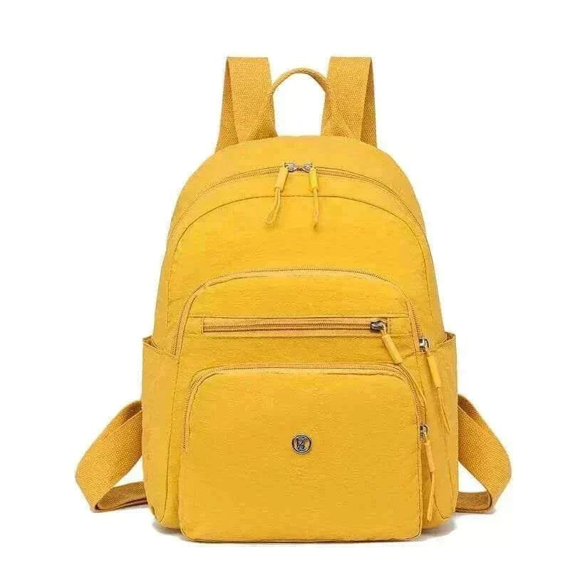 Trendy Women's Yellow Travel Backpack Lightweight , travel bags for women