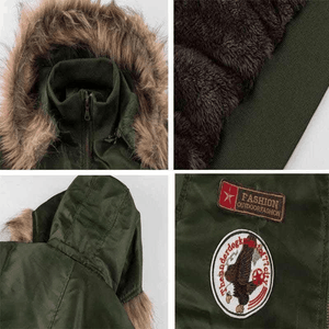Buy Winter Jackets- Dapper Bomber Jacket with Faux Fur