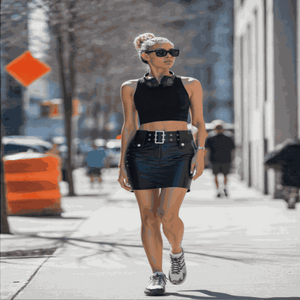 ladies mini skirts - skirt women  2022  korean fashion clothing  Solid