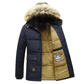 Buy Winter Jackets- Maxbarley New Men Winter Autumn Hooded Fur Collar Coat
