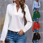 Women Wearing Youth Top Mujer Elegant White Chiffon Blouse Spring Autumn Casual Long Sleeve, ladies summer tops uk