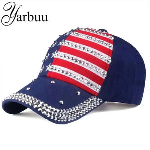 MensFashionStyleStore AMERICAN FLAG BASEBALL CAP