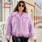  Men's Fashion Style Store Z182 Purple / 1XL / Russian Federation Astrid Faux Fur Coat Women 2024 Winter Loose Cardigan Fur Jacket  Plus Size Stylish Female Luxury Furry Overcoat Girl Streetwear